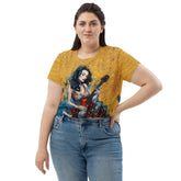 Guitar Orchestra Crop Tee Front View